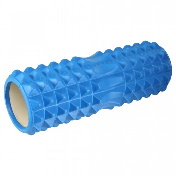 Роллер массажный цилиндр (ролик мфр) 33см Grid Spine Roller SP-Sport FI-5847 Синий