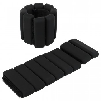 Утяжелители-браслеты для рук и ног с силиконовым покрытием SP-Sport FI-0709 1x0,5кг Черный Утяжелители-браслеты для рук и ног с силиконовым покрытием SP-Sport FI-0709 1x0,5кг Черный