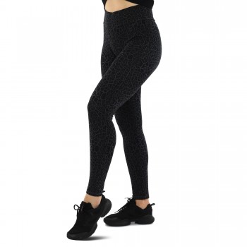 Лосины леггинсы женские с принтом Joma STREET 800066-100 S-L черный Черный