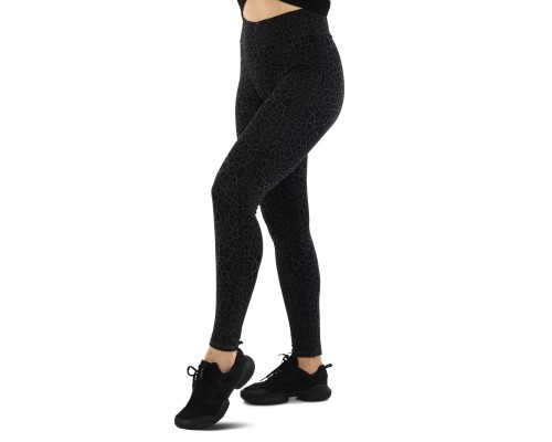 Лосины леггинсы женские с принтом Joma STREET 800066-100 S-L черный Черный