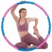 Обруч массажный Хула Хуп SP-Planeta Hula Hoop DOUBLE GRACE MAGNETIC JS-6008 8 секций розовый-синий