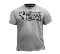 Футболка мужская SBD World’s Strongest Man серая