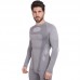 Комплект термобілизни для активного спорту чоловічий Zelart CO-2191-2193 L-XL сірий