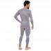 Комплект термобілизни для активного спорту чоловічий Zelart CO-2191-2193 L-XL сірий