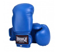 Боксерські рукавиці PowerPlay 3004 Classic Сині 10 унцій Боксерські рукавиці PowerPlay 3004 Classic Сині 10 унцій