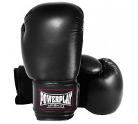 Боксерські рукавиці PowerPlay 3004 Classic Чорні 10 унцій Боксерські рукавиці PowerPlay 3004 Classic Чорні 10 унцій