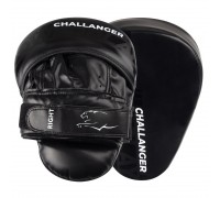 Лапи боксерські PowerPlay 3041 Чорні PU [пара]