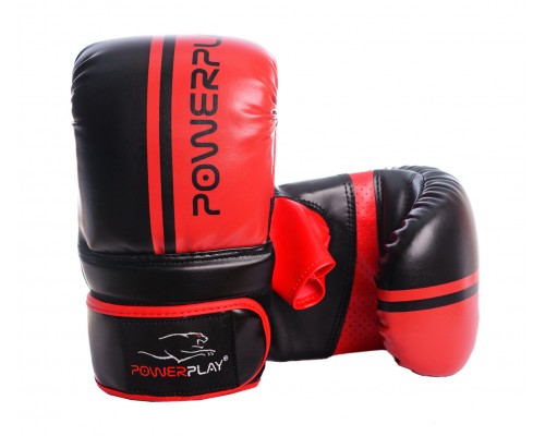 Снарядні рукавиці PowerPlay 3025 Чорно-Червоні S