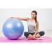 М'яч для фітнесу (фітбол) PowerPlay 4001 Ø65 cm Gymball Синій + помпа