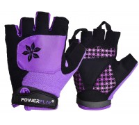 Велорукавички жіночі PowerPlay 5284 Фіолетові XS