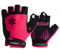 Велорукавички жіночі PowerPlay 5284 C Рожеві XS