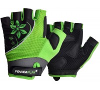 Велорукавички жіночі PowerPlay 5281 A Зелені XS