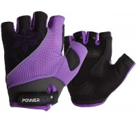 Велорукавички жіночі PowerPlay 5281 D Фіолетові XS