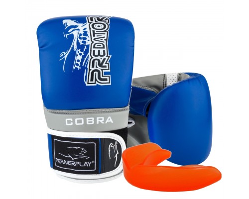 Снарядні рукавиці PowerPlay 3038 Синьо-сірі S