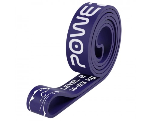 Еспандер-петля (гумка для фітнесу і кроссфіту) PowerPlay 4115 Power Band Фіолетова (14-23kg)