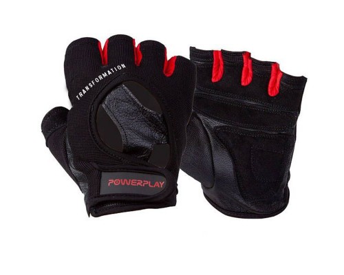 Рукавички для фітнесу PowerPlay 2222 Чорні M