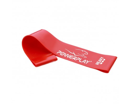 Резинка для фітнесу PowerPlay 4114 Mini Power Band 1.2мм. Heavy Червона (12-15кг)
