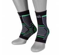 Бандажі на гомілкостоп PowerPlay 4100 Чорні (пара) L/XL Бандажі на гомілкостоп PowerPlay 4100 Чорні (пара) L/XL