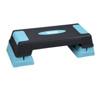 Степ-платформа PowerPlay 4329 (3 рівні 12-17-22 см) Чорно-блакитна Степ-платформа PowerPlay 4329 (3 рівні 12-17-22 см) Чорно-блакитна