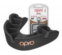 Капа боксерська OPRO Bronze Black (art.002184001)