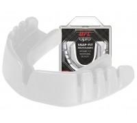 Капа боксерська OPRO Junior Snap-Fit UFC Hologram White (art.002263002)