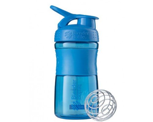 Шейкер спортивний (пляшка) BlenderBottle SportMixer Flip 20oz/590ml Cyan (Original)