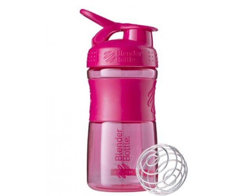 Шейкер спортивний (пляшка) BlenderBottle SportMixer Flip 20oz/590ml Pink FL