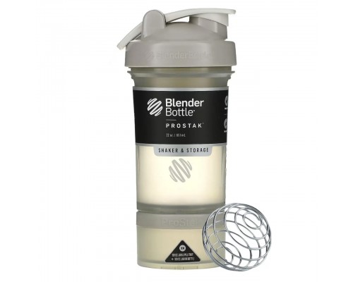 Шейкер спортивний BlenderBottle ProStak 22oz/650ml з 2-ма контейнерами Grey