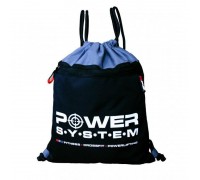 Рюкзак спортивний Power System PS-7011 Gym Sack Alpha Blak/Grey
