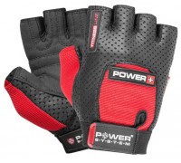 Рукавички для фітнесу Power System PS-2500 Power Plus Black/Red XS