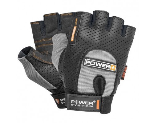 Рукавички для фітнесу Power System PS-2500 Power Plus Black/Grey S