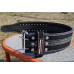 Пояс для пауерліфтингу Power System PS-3800  PowerLifting шкіряний Black/Grey Line XL