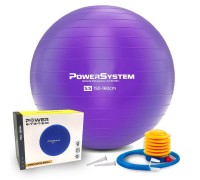 М'яч для фітнесу (фітбол) Power System PS-4011 Ø55 cm PRO Gymball Purple М'яч для фітнесу (фітбол) Power System PS-4011 Ø55 cm PRO Gymball Purple