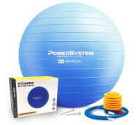 М'яч для фітнесу (фітбол) Power System PS-4012 Ø65 cm PRO Gymball Blue М'яч для фітнесу (фітбол) Power System PS-4012 Ø65 cm PRO Gymball Blue