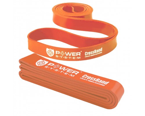 Еспандер-петля (гумка для фітнесу і кроссфіту) Power System PS-4052 CrossFit Level 2 Orange (опір 10-35 кг)