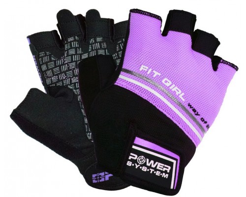Рукавички для фітнесу Power System PS-2920 Fit Girl Evo Purple S