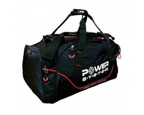 Спортивна сумка Power System PS-7010 Gym Bag Magna Black/Red