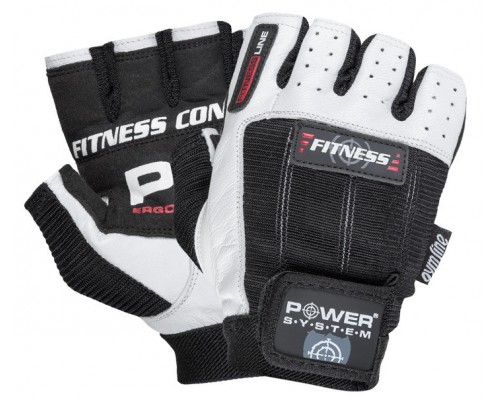 Рукавички для фітнесу Power System PS-2300 Fitness Black/White XXL