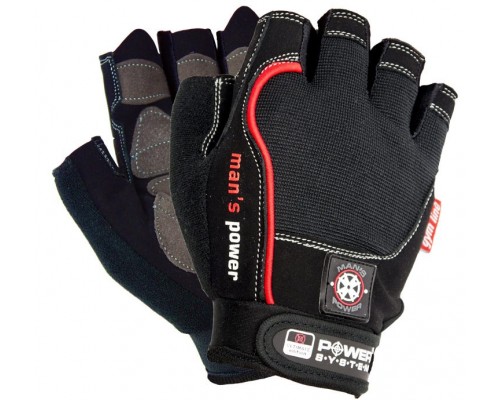 Рукавички для фітнесу Power System PS-2580 Man’s Power Black M