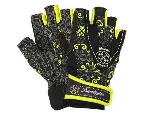 Рукавички для фітнесу Power System PS-2910 Classy Жіночі Yellow M