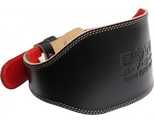 Пояс для важкої атлетики Power System PS-3030 Elite Edition шкіряний Black L