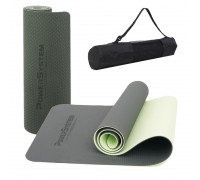 Килимок для йоги та фітнесу Power System PS-4060 TPEYoga Mat Premium Green (183х61х0.6)