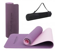 Килимок для йоги та фітнесу Power System PS-4060 TPE Yoga Mat Premium Purple (183х61х0.6)