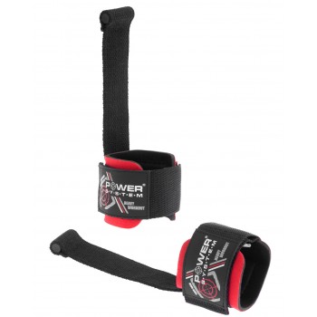 Лямки для тяги з валіком Power System PS-3350 Power Pin Black/Red
