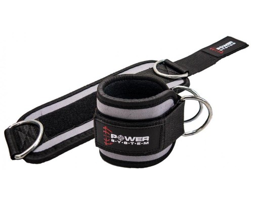 Манжети на щиколотку Power System PS-3460 Ankle Strap Gym Guy Grey