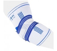 Налокітник Power System PS-6007 Elbow Support Pro White/Blue (1шт.) L/XL