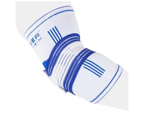 Налокітник Power System PS-6007 Elbow Support Pro White/Blue (1шт.) L/XL