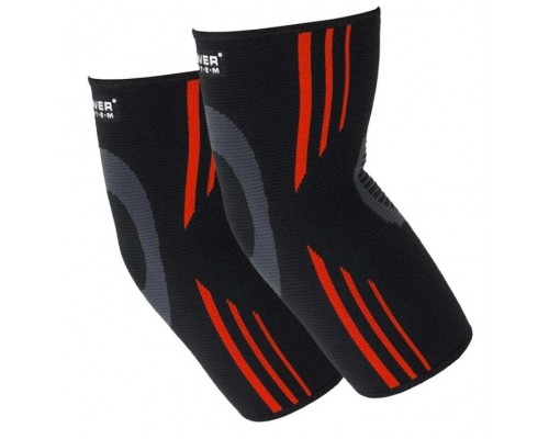 Налокітники Power System PS-6020 Elbow Support Evo Black/Orange (2шт.) L
