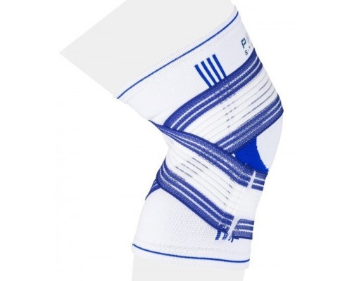 Наколінник Power System PS-6008 Knee Support Pro Blue/White (1шт.) L/XL
