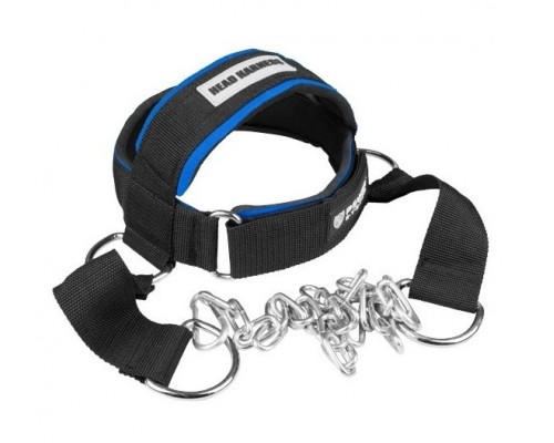 Тяга для шиї Power System PS-4039 Head Harness Black/Blue